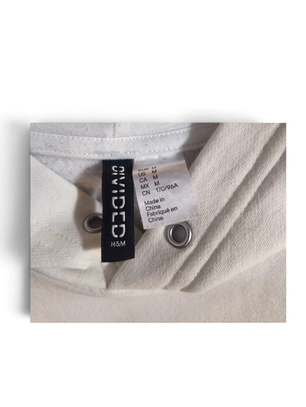 H&M Divided Cream Colorado Graphic Printed Hoodie Women's Size Medium - Picture 8 of 11